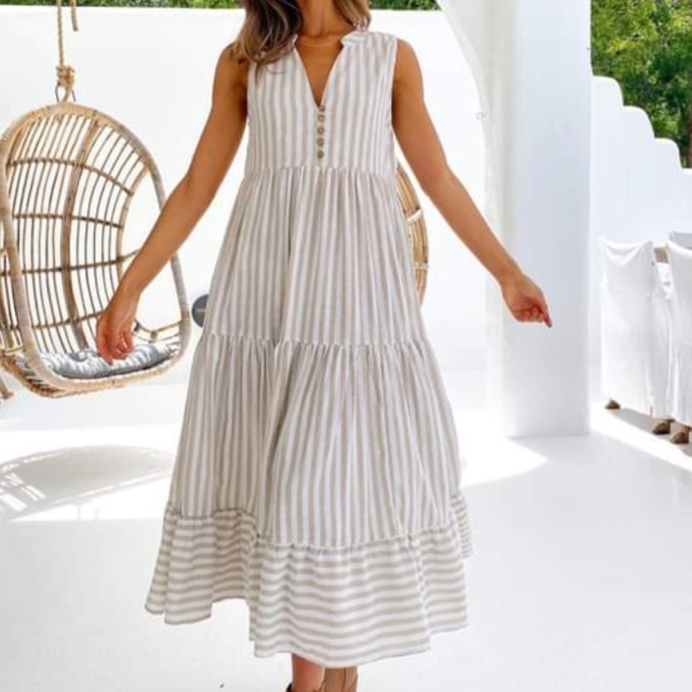 Petal & pup Honah Linen dress